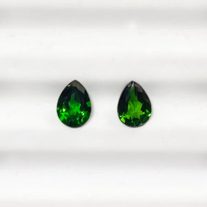 Diopside Forest Green Pear Pair 1.3CT G369