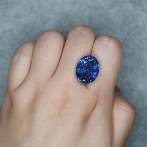 Blue Sapphire Oval 21.93CT G382