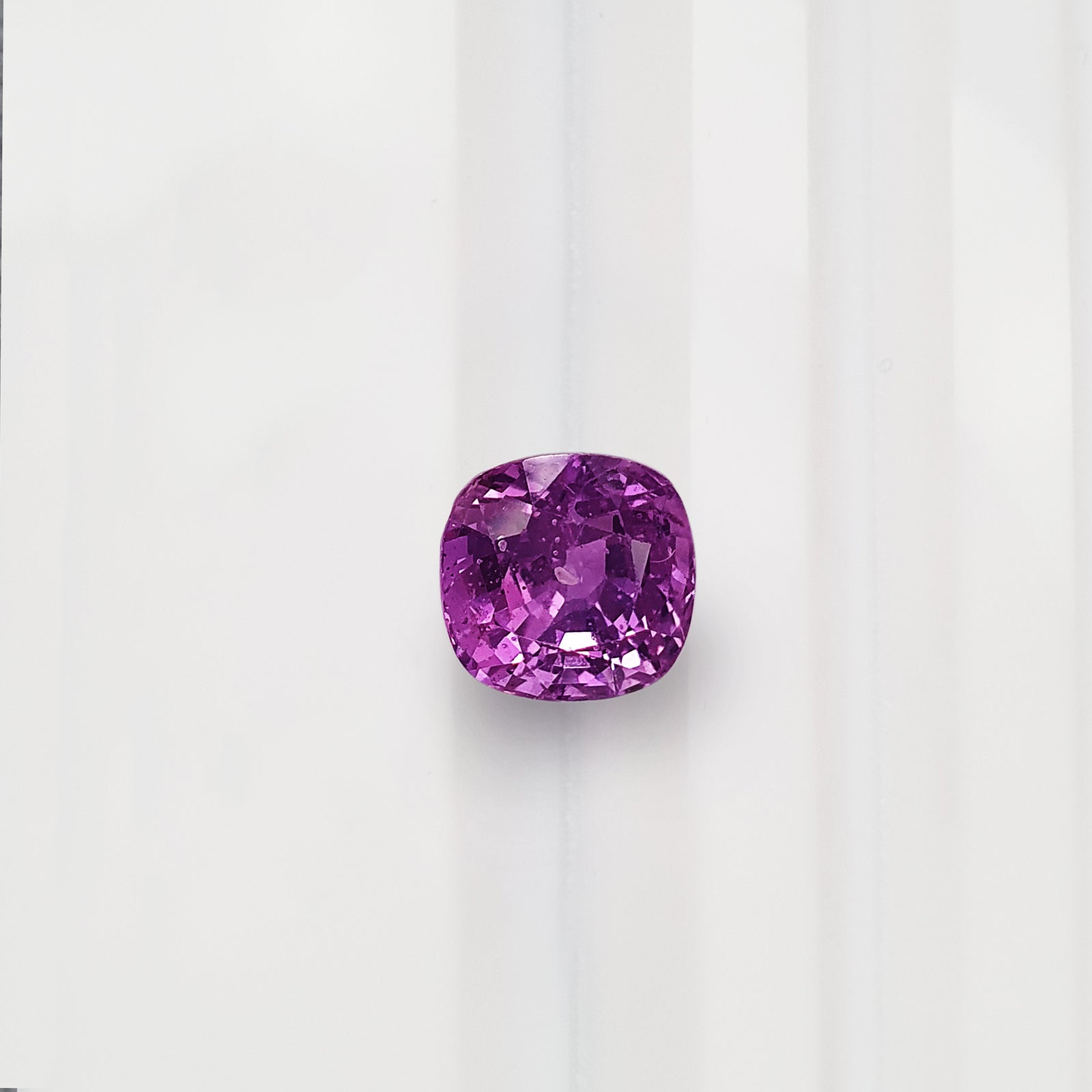 Burmese Unheated Purple Pink Sapphire Cushion 3.79CT G393