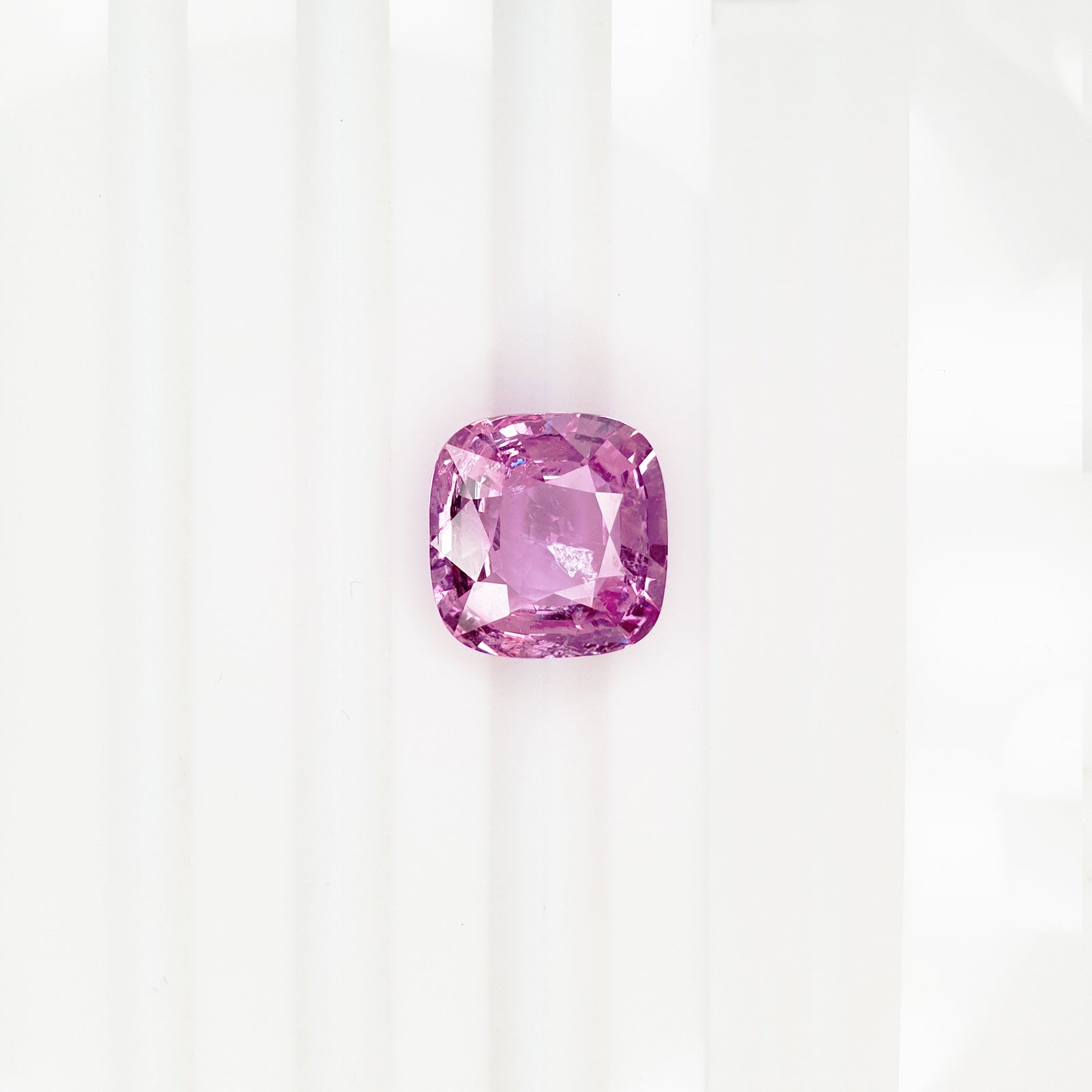 Burmese Unheated Pink Sapphire Cushion 3.88CT G395