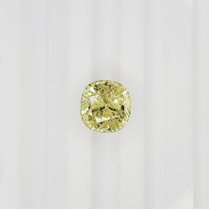 Burmese Unheated Yellow Sapphire Cushion 3.89CT G398