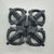 Double Dorje Black Tektite, Large Carved Meteorite G508