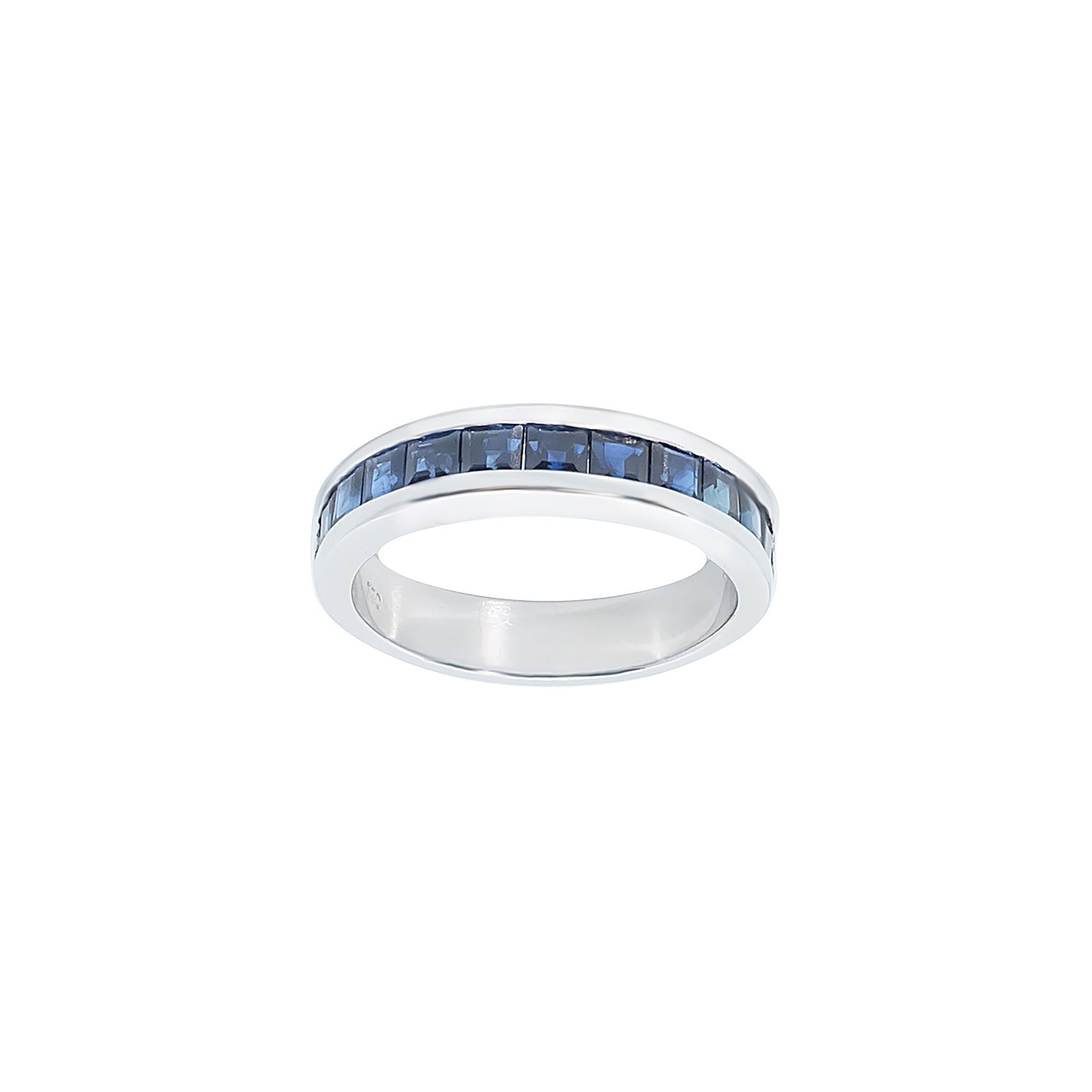 Hadios Half Eternity Ring - Blue Princess / Square 2021-069