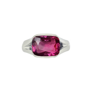 Hazanite Men Gemstone Ring - Pink Long Cushion 2019-20