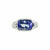 Hazanite Men Gemstone Ring - Tanzanite Long Cushion 2019-20