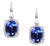 CHANDY HALO TANZANITE EARRINGS W119