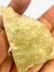 13 KAL  LIBYAN DESERT GLASS GOLD TEKTITE G589