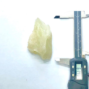 14 LAMELL  LIBYAN DESERT GLASS GOLD TEKTITE G590