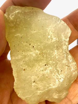 14 LAMELL  LIBYAN DESERT GLASS GOLD TEKTITE G590
