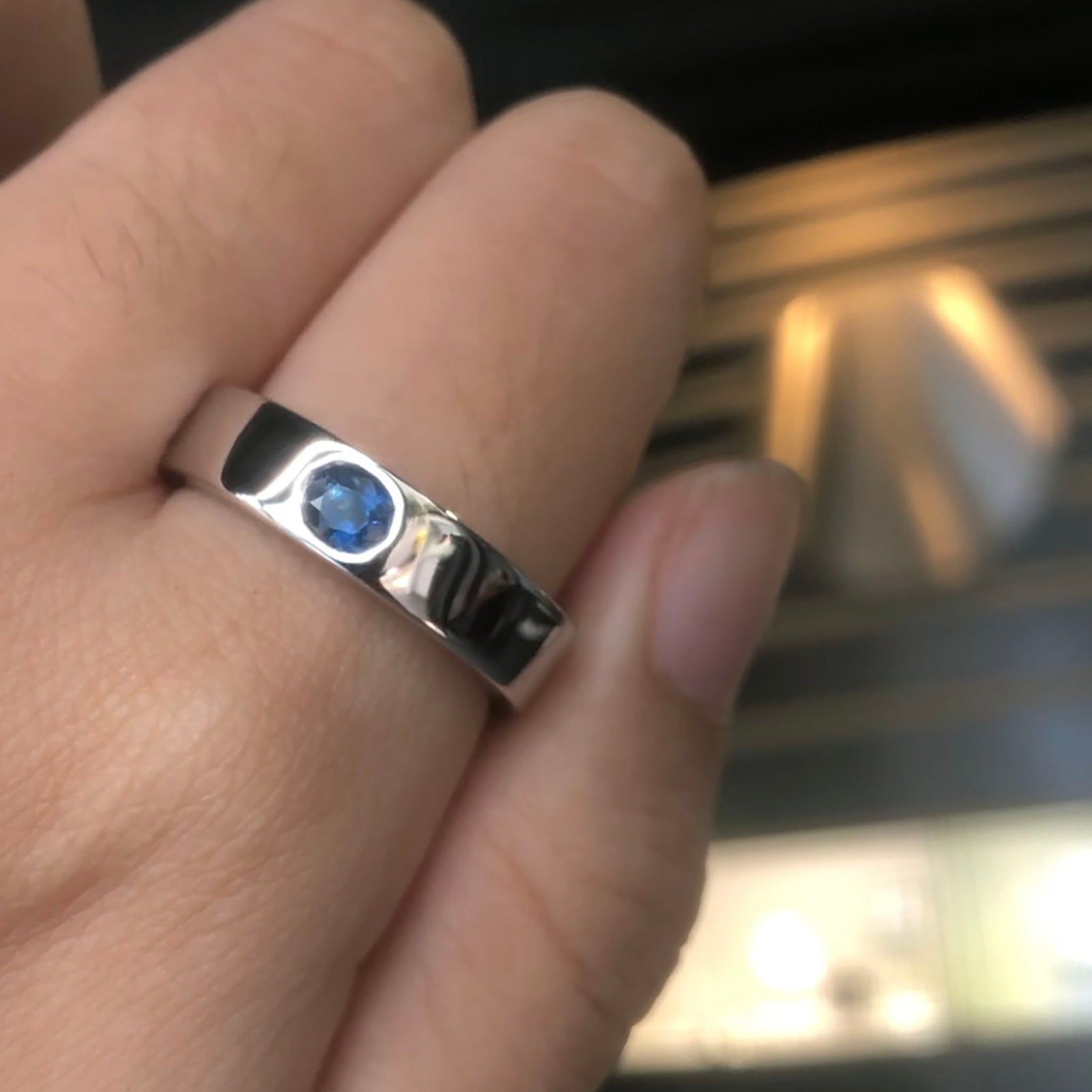 Irwo Gemstone Gypsy Setting Ring 2019-229