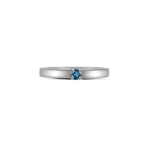 Josha Stackable Solitaire Band - Semi Precious Round 2021-015