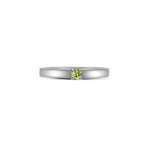 Josha Stackable Solitaire Band - Semi Precious Round 2021-015