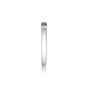 Josha Stackable Solitaire Band - Pink Round 2021-015