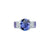 Joycio Contemporary Gemstone Cocktail Ring - Tanzanite Oval W204