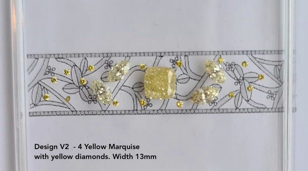 Jaslin Yellow Diamond Ring K1002