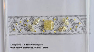 Jaslin Yellow Diamond Ring K1002