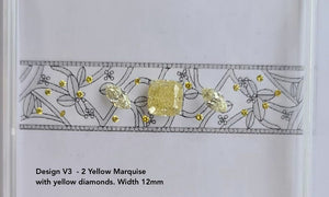 Jaslin Yellow Diamond Ring K1002
