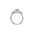 Keroyale Full Diamonds Gemstone Ring - Pink Round W209