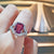 Lintaz Gemstone Ring - Pink Long Cushion 2021-044