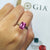 Pink Sapphire 2.67CT Long Cushion GIA M286