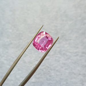 Pink Sapphire 4.34CT Long Cushion GIA M298