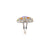 Lavie Purple & Brown Jade Diamonds Halo Cocktail Ring M410