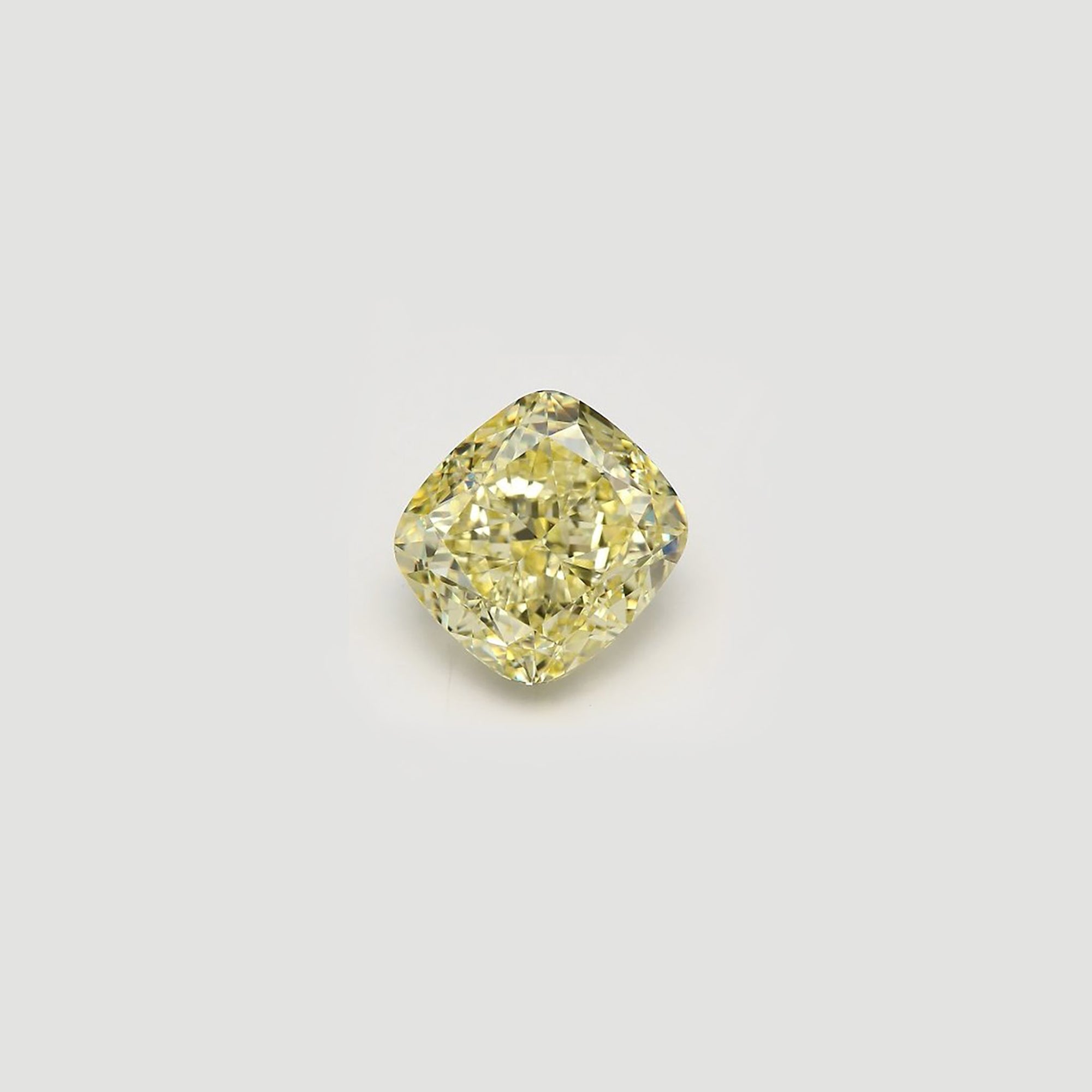Natural Fancy Yellow Cushion 5CT Diamond GIA Certified M469