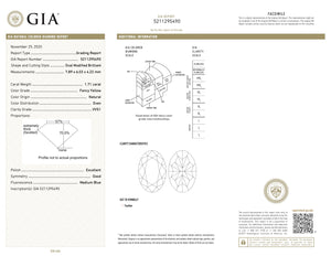 1.71CT Diamond GIA Fancy Yellow Oval M473