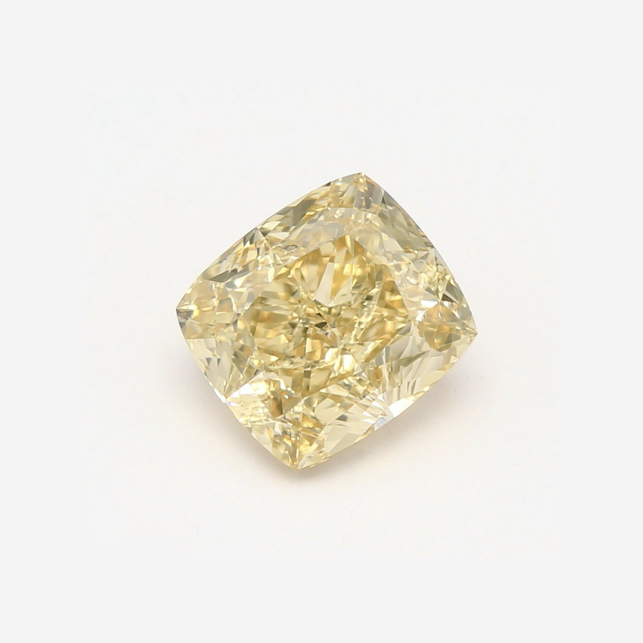 Natural Fancy Brownish Orangy Yellow Cushion 1.5CT Diamond GIA