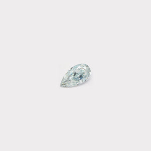 Fancy Light Greenish Blue Pear 0.71CT Diamond GIA Certified M478