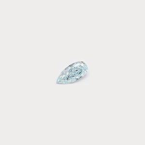 Fancy Light Greenish Blue Pear 0.64CT Diamond GIA Certified M479