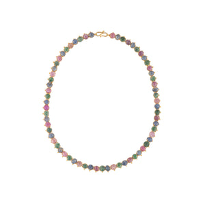 Multicolour Cabochon Necklace M502