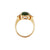 Nurjade Green Jade Three Stone Ring M515