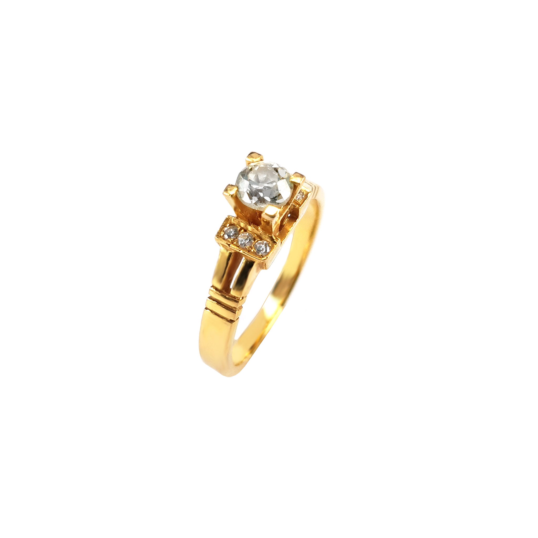 Esmara Vintage Diamond Solitaire Ring M518