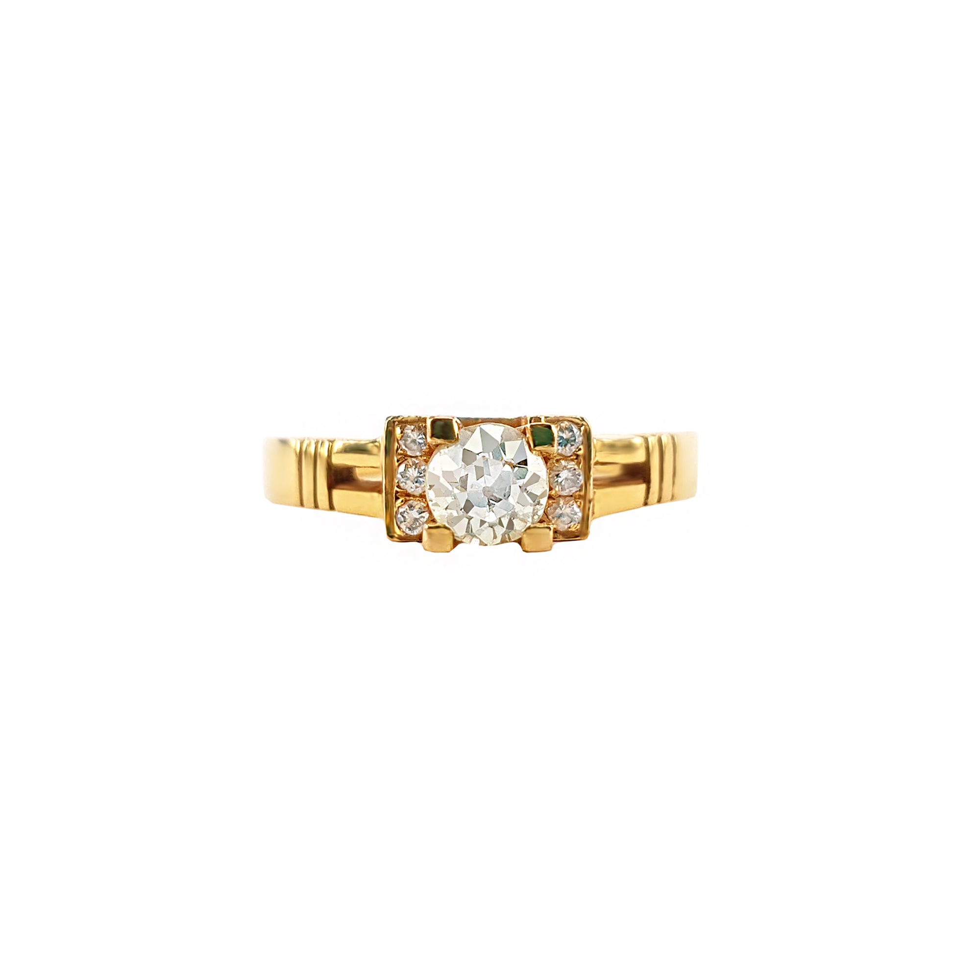 Esmara Vintage Diamond Solitaire Ring M518