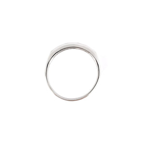 Judy Ruby Mix Square and Round Half Eternity Ring M519