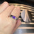 Judd Amethyst Gemstone Men's Ring - Purple Baguette M520