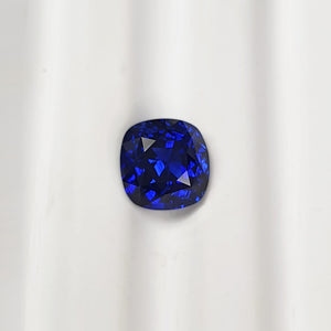 Vivid Blue Sapphire Cushion 4.07CT M543