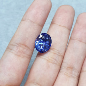 Cobalt Royal Blue Sapphire Oval 6.62CT M548 G036