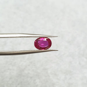 Unheated Ruby Oval 1.13CT M556