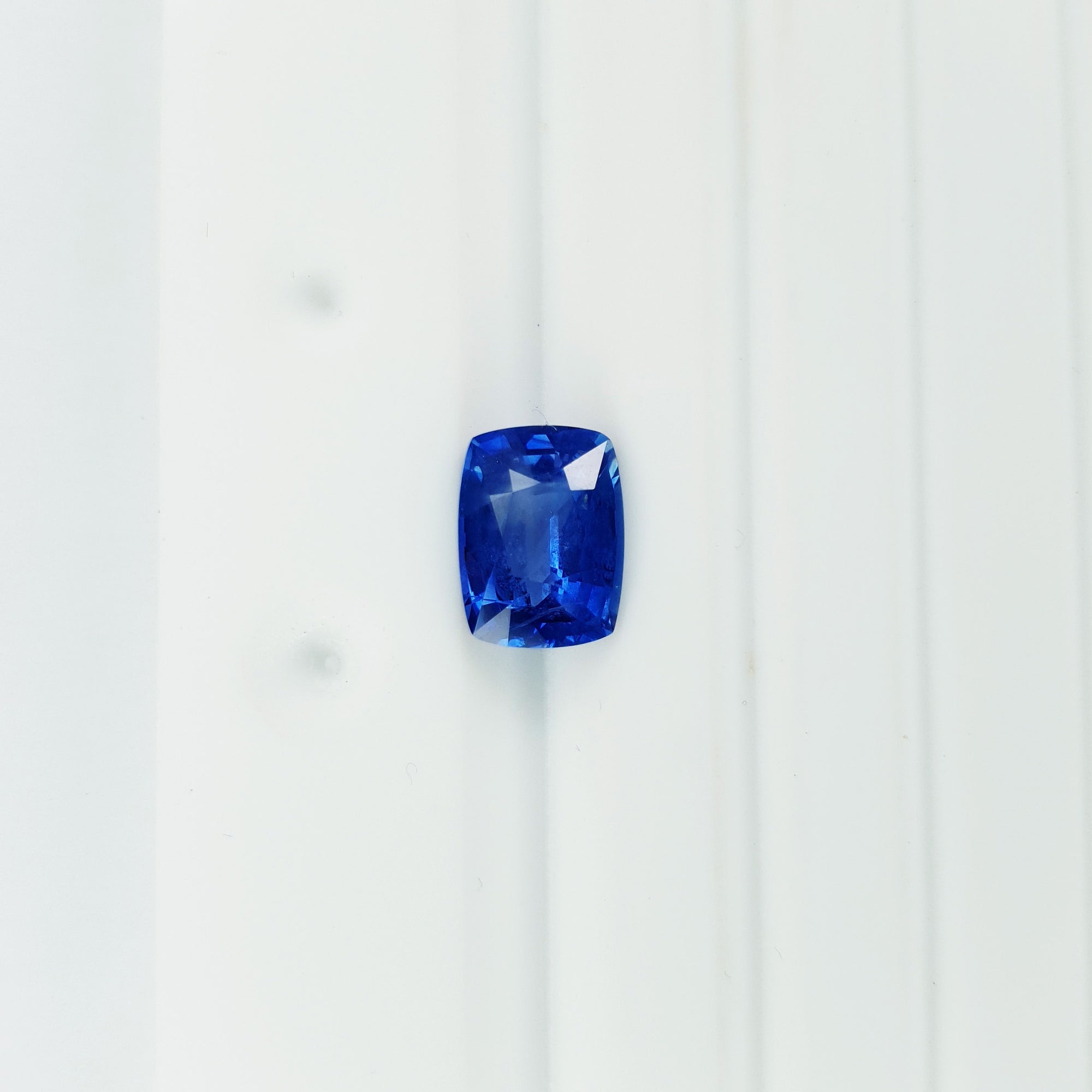 Unheated Cornflower Blue Sapphire Long Cushion 4.13CT M628