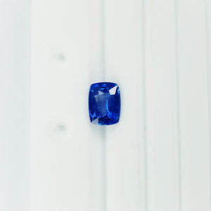 Unheated Cornflower Blue Sapphire Long Cushion 4.13CT M628