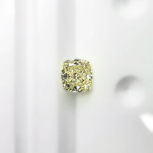 1.24CT Diamond GIA Fancy Light Yellow Cushion M664