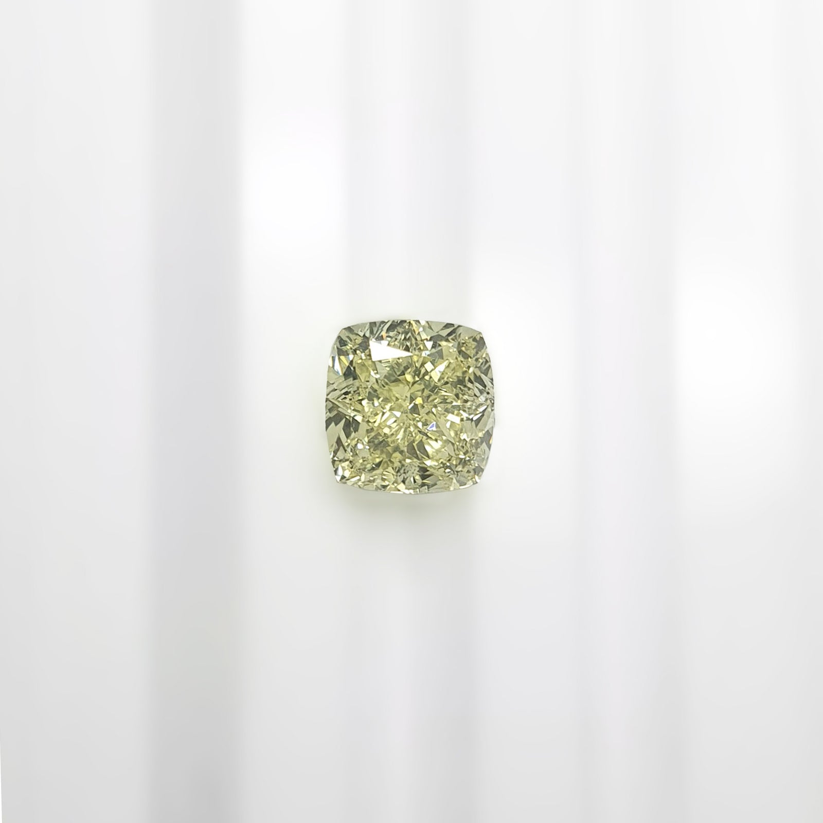 1.50CT Diamond GIA Fancy Light Yellow Cushion M665