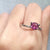 Rhodolite Garnet Cushion 0.81CT M681