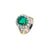 Maharaja Zambian Emerald Halo Ring with Certificate 4.03CT M412