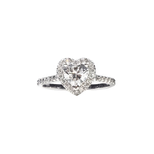 Mattie Heart Diamond Halo Ring 0.70CT 2022-064