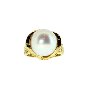 Maussin Pearl Gemstone Ring - White Pearl 2019-116