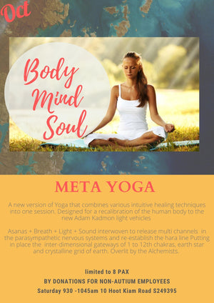 Alchemy Sessions- "Meta Yoga" Starting 1st OCT 2021, Saturday 930am