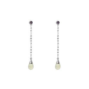 Mira Briollete Dangling Earrings  - Yellow Pear 2021-202